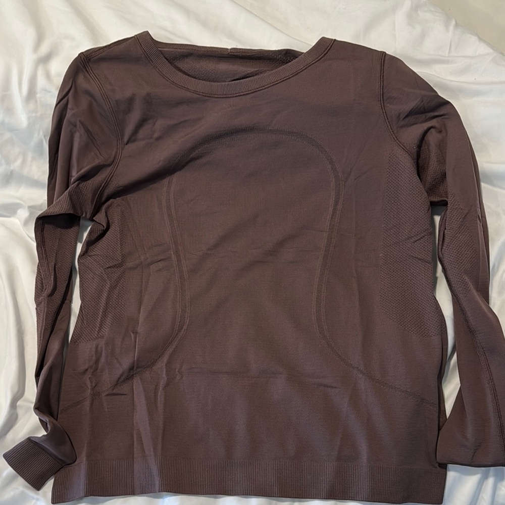 Women's Brown Long Sleeve Top